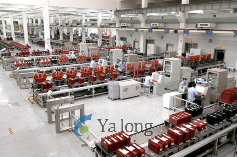 Voltage transformer assembly line
